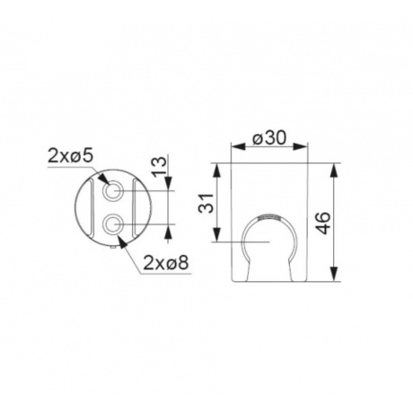 760550200 Гигиенический душ с держателем и шлангом, хром - фото 5