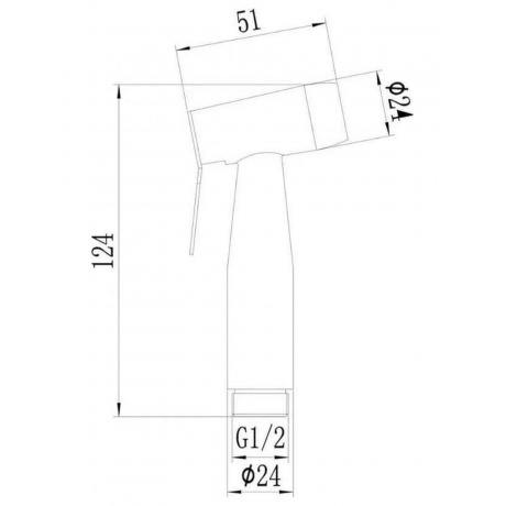 Гигиенический душ для биде Savol S-PQ01C - фото 2