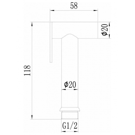 Лейка для биде Savol (S-PQ03Q) - фото 2