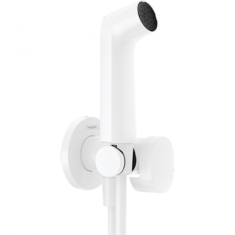 Гигиенический душ Hansgrohe Round 29230700 матовый белый - фото 1