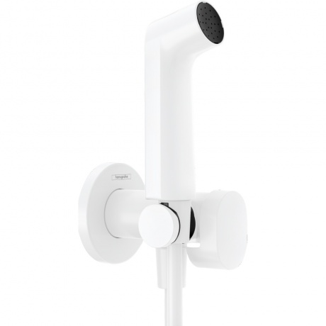 Гигиенический душ Hansgrohe Round 29232700 матовый белый - фото 1