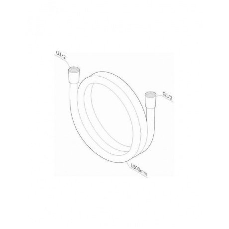 Душевой шланг AM.PM F0415122 черный - фото 2