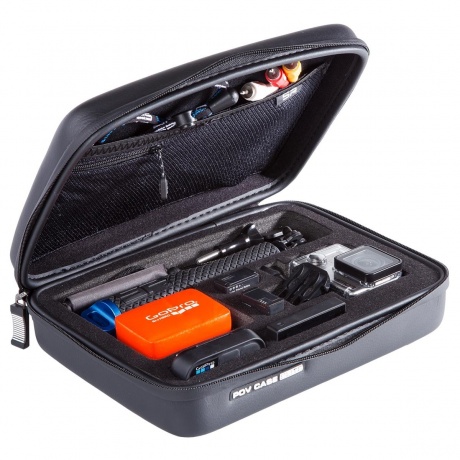 Кейс для камеры и аксессуаров SP POV Case Medium ELITE GoPro-Edition grey - фото 2