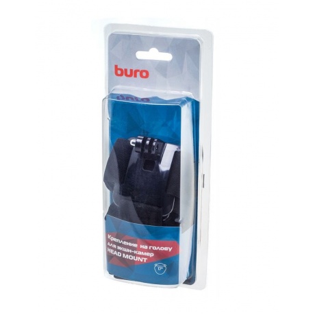 Держатель для экшн-камер Buro Head mount пластик/эластичная ткань для: GoPro - фото 5