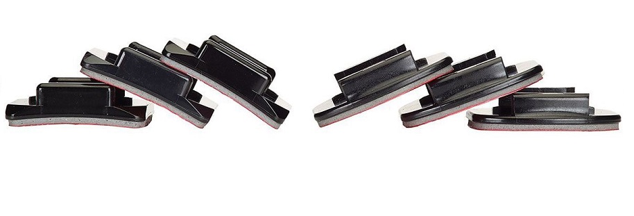 Набор плоских и изогнутых клеящихся платформ GoPro Flat + Curved Adhesive Mounts AACFT-001 - фото 1