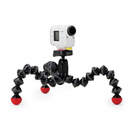 Штатив Joby  GorillaPod для фото и GoPro камер (черный/красный) - фото 2