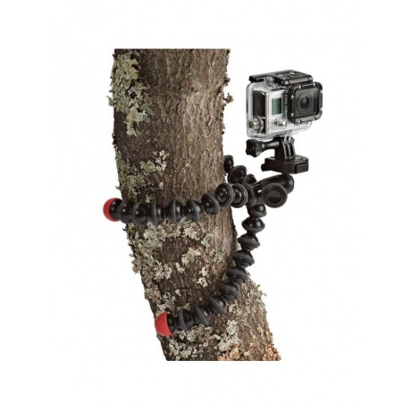 Штатив Joby  GorillaPod для фото и GoPro камер (черный/красный) - фото 3