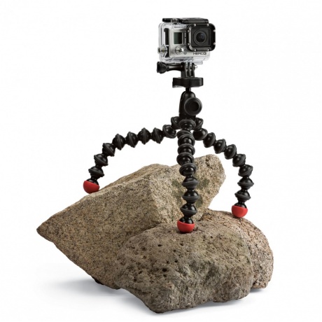 Штатив Joby  GorillaPod для фото и GoPro камер (черный/красный) - фото 6