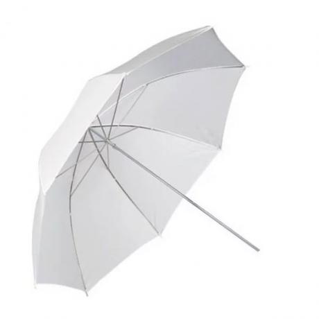 Зонт белый FAN608 102см (40') - фото 1