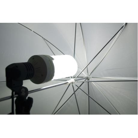 Зонт белый FAN608 102см (40') - фото 2