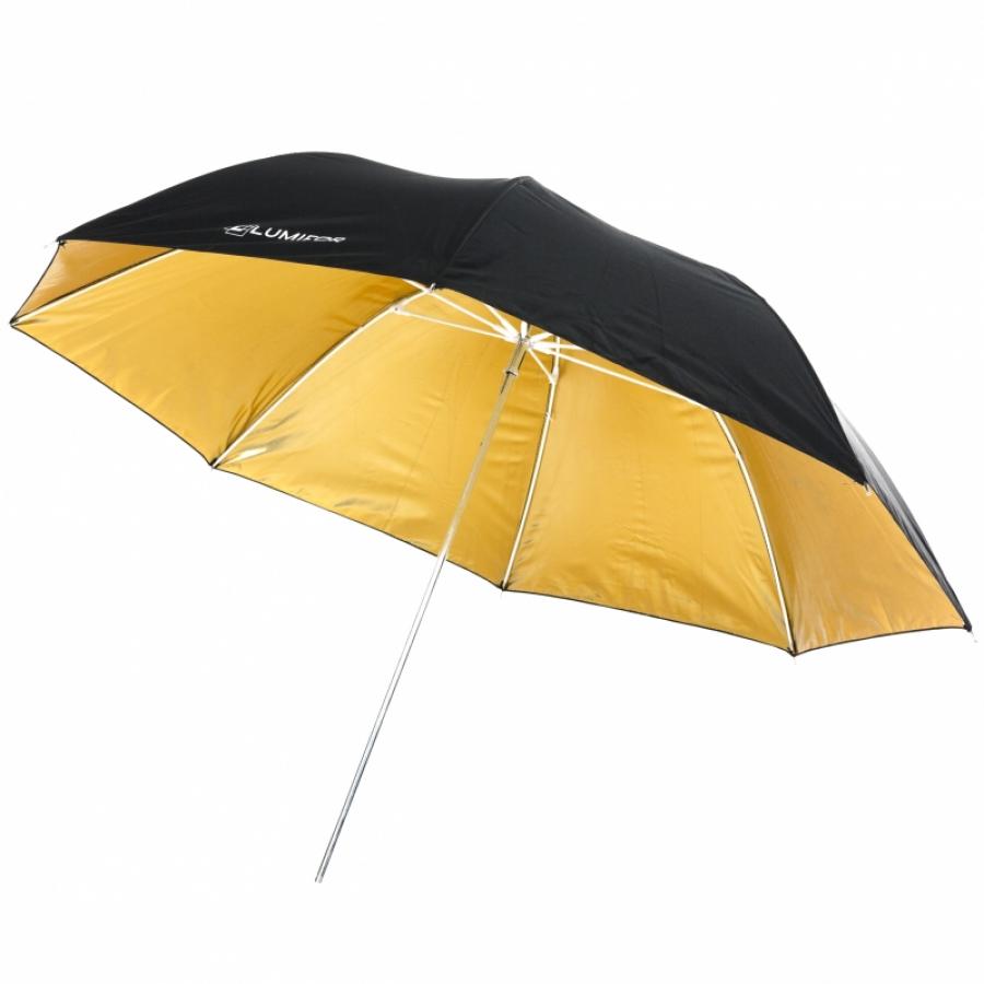 Зонт на отражение Lumifor LUGB-84 ULTRA, 84см, золотой