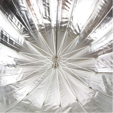 Зонт на отражение Lumifor LUSB-15016 ULTRA, 150см, серебряный, 16 спиц - фото 3