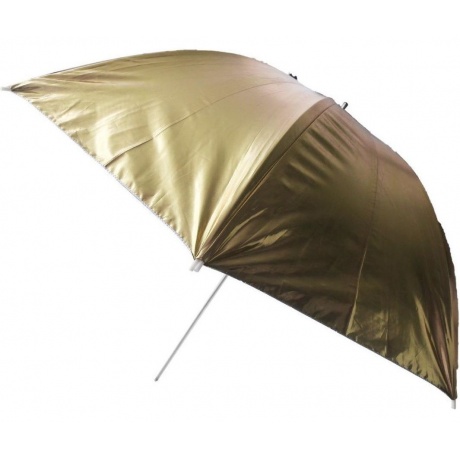 Зонт комбинированный Raylab SU-04 золотистый/серебристый 100см - фото 7