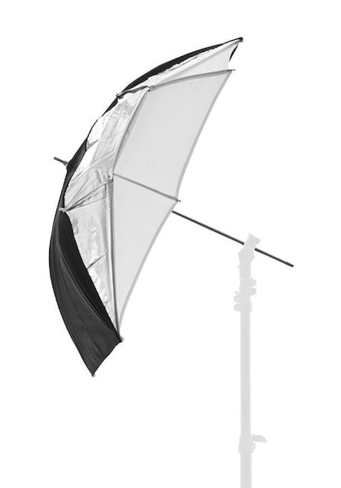 Зонт комбинированный Lastolite LL LU3223F 72см белый зонт lastolite lu4512f umbrella bounce pvc белый отражение 95см