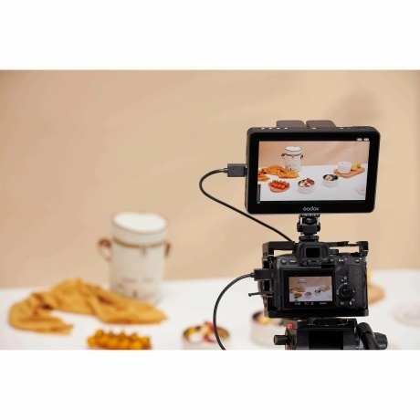 Видеомонитор Godox GM7S 7”4K HDMI накамерный - фото 14