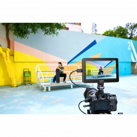 Видеомонитор Godox GM7S 7”4K HDMI накамерный - фото 16