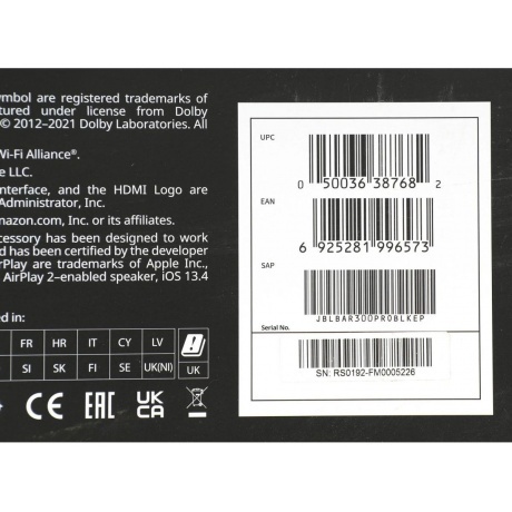 Саундбар JBL Bar 300 5.0 Black - фото 18