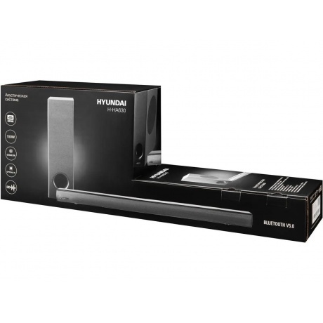 Саундбар Hyundai H-HA630 2.1 50Вт+100Вт черный - фото 23