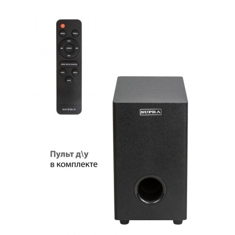 Саундбар Supra SSB-201 2.1 40Вт+60Вт черный - фото 3