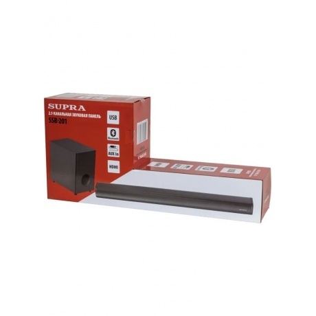 Саундбар Supra SSB-201 2.1 40Вт+60Вт черный - фото 5