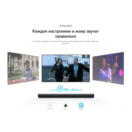 Саундбар LG S60TR 5.1 220Вт+220Вт черный - фото 18