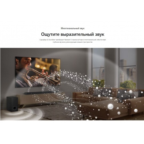 Саундбар LG S70TY 3.1.1 400Вт черный - фото 19