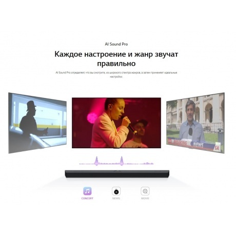 Саундбар LG S70TY 3.1.1 400Вт черный - фото 22