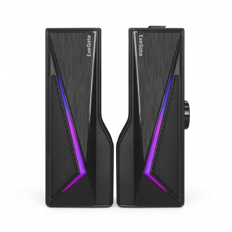 Саундбар-акустическая система 2.0 ExeGate Allegro 170 питание USB, Bluetooth, 2х3Вт (6Вт RMS), 60-20000Гц,  черный, RGB подсветка - фото 4