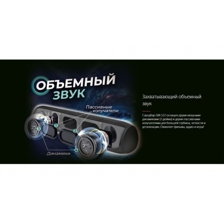 Саундбар Ginzzu GM-522 2,0Ah/BT/AUX/USB - фото 17