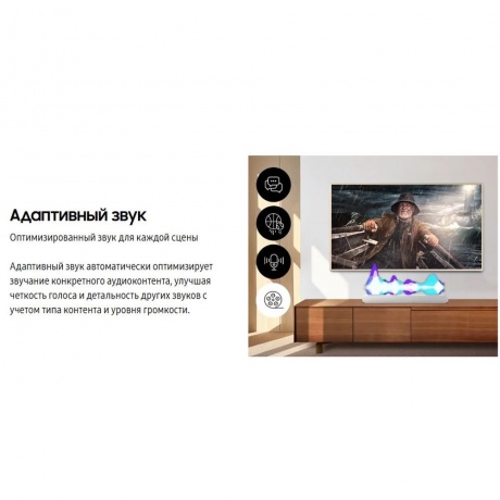 Саундбар Samsung HW-S61D/RU, 3.1 430Вт, белый - фото 22