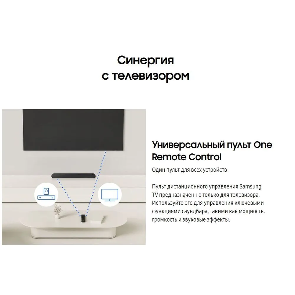 Саундбар Samsung HW-S61D/RU, 3.1 430Вт, белый - фото 30