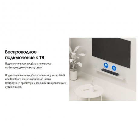 Саундбар Samsung HW-S61D/RU, 3.1 430Вт, белый - фото 31