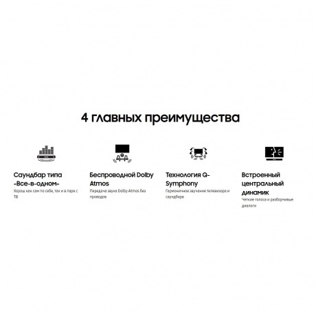 Саундбар Samsung HW-S61B/RU 5.0 200Вт белый - фото 16