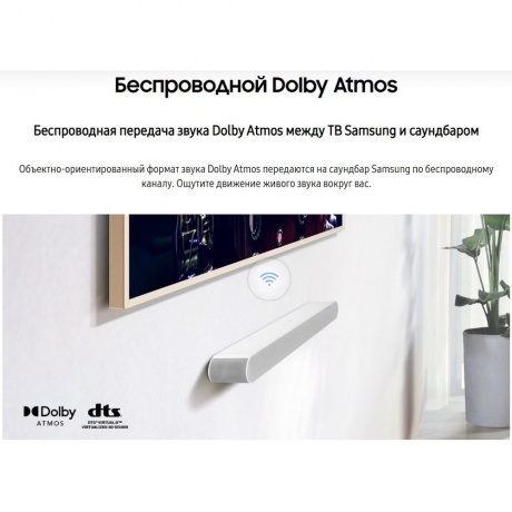 Саундбар Samsung HW-S61B/RU 5.0 200Вт белый - фото 18