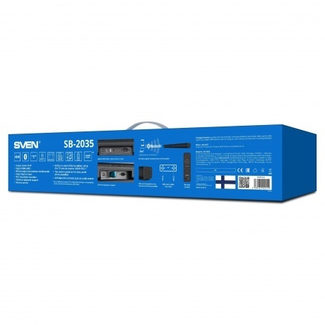 Саундбар Sven SB-2035 2.0 черный 10Вт - фото 10