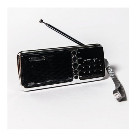 Радиоприемник Сигнал РП-226BT черный/серебристый - фото 3