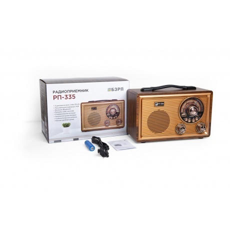 Радиоприемник Сигнал БЗРП РП-335 дерево коричневое - фото 2