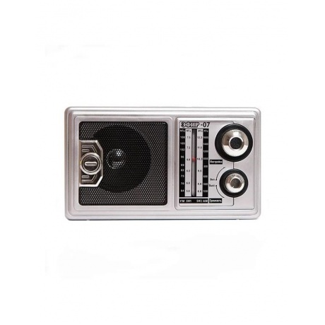 Радиоприемник Сигнал Эфир-07 серебристый