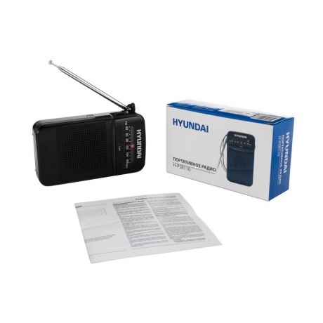 Радиоприемник Hyundai H-PSR110 черный - фото 5
