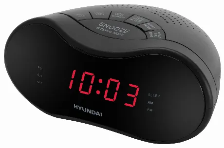Радиобудильник Hyundai H-RCL160 черный