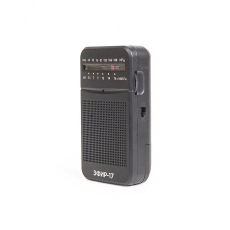 Радиоприемник портативный Сигнал Эфир-17 черный - фото 2