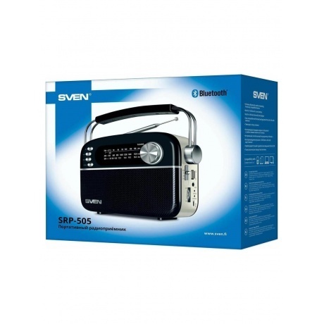 Радиоприёмник SVEN АС SRP-505 черный - фото 6