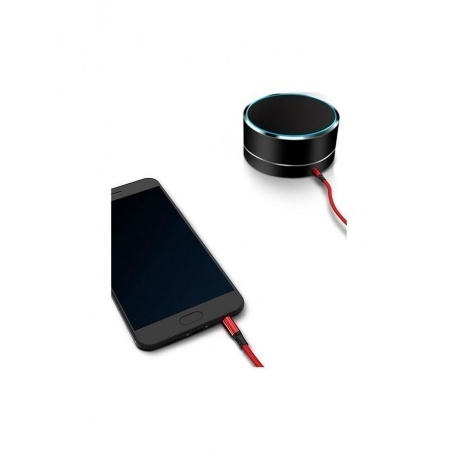 Кабель TFN AUX forza 1.0m red-black - фото 3