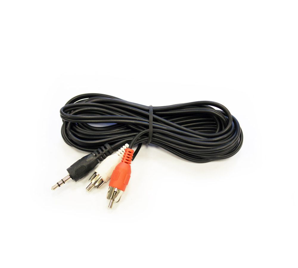 Шнур Netko 3.5шт-2RCA 5,0м кабель canare hifi аудиокабель rca аудиосигнальный провод штекер 3 5 мм aux штекер преобразователь 2 rca штекера