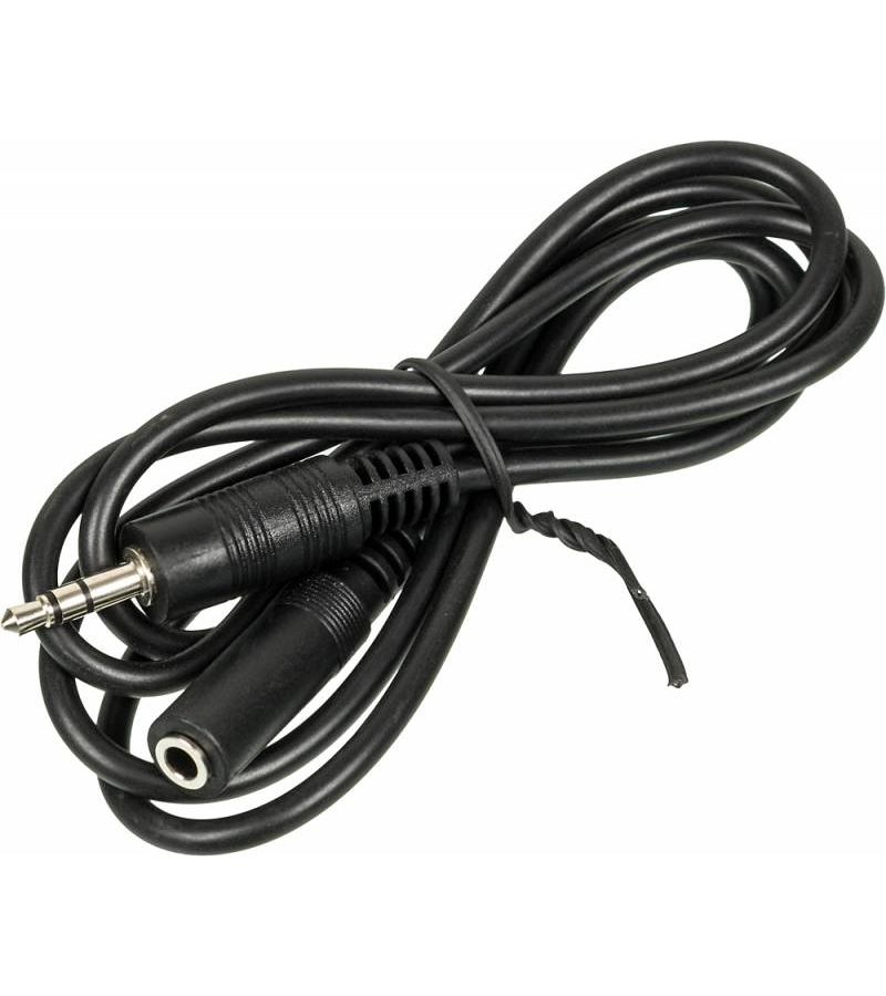 Кабель аудио Ningbo JAAC003-1 Jack 3.5 (m)-Jack 3.5 (f) 1м черный кабель аудио ningbo jack 3 5 m jack 3 5 f 2 м черный jaac003 2