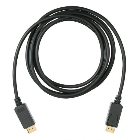 Кабель аудио-видео Buro v 12 DisplayPort (m)-DisplayPort (m) 3м контакты позолото черный (BHP DPP_12-3) - фото 3