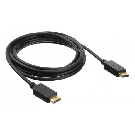 Кабель аудио-видео Buro v 12 DisplayPort (m)-DisplayPort (m) 3м контакты позолото черный (BHP DPP_12-3) - фото 4