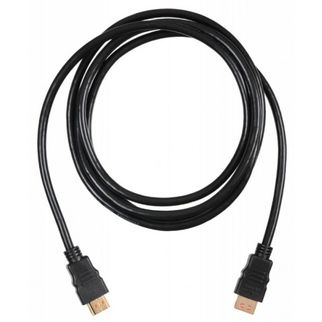 Кабель аудио-видео Buro HDMI (m)-HDMI (m) 2м контакты позолото черный (BHP) - фото 2