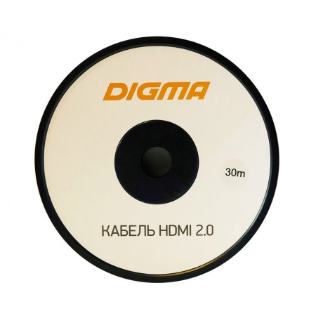 Кабель аудио-видео Digma HDMI 20 AOC HDMI (m)-HDMI (m) 30м контакты позолото черный (BHP AOC 20-30) - фото 3