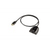 Переключатель аудио-видео Hama H-42553 HDMI (m)-2хHDMI (f) позол...